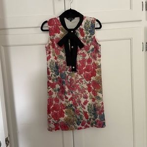 Floral Print Button Up Dress